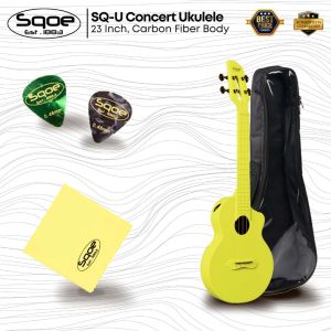 SQOE SQ-U Carbon Fiber Body 23" Concert Ukulele