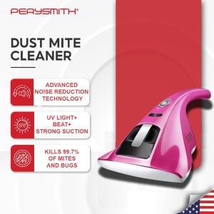 PerySmith Dust Mite 818 Vacuum Cleaner For Bed and Sofa With UV Light Sterilize Anti-Mite 700W 15000kPa