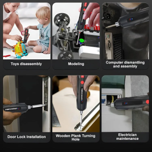 Multifunctional lithium battery rechargeable electric screwdriver