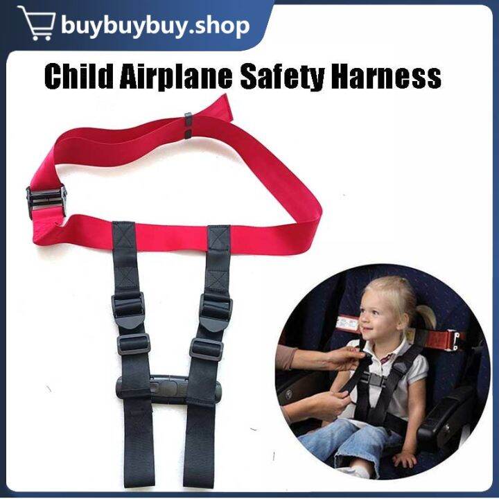 Child Safety Airplane Seat Harness Travel Restraint System Belt Child ...