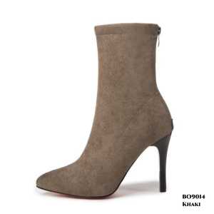 GW Sepatu Heels Boots Wanita Kekinian Korea BO9014