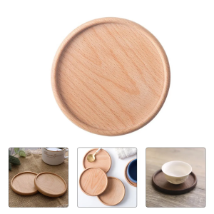 Wooden Coaster Round Square Cup Mug Placemat Walnut Japanese Coffee Coaster