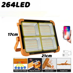 Solar Emergency Lights Solar LED USB Light 3 Modes Working Lamp SOS Warning Light Outdoor Camping Lamp IP66 Rechargeable Emergency Lamp Hiking