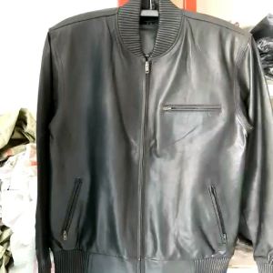 JAKET KULIT ASLI MODEL BOMBER