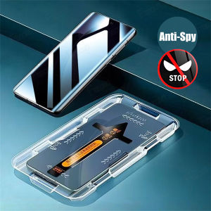 ฟิล์มกระจกเต็มจอ การจัดตำแหน่งอัตโนมัติ สำหรับ Huawei Honor 80 se 90 100 200 Smart 300 400 Lite Pro ฟิล์มกระจกนิรภัยกันรอยหน้าจอ แบบใส ฟิล์มกันเสือก ติดตั้งง่าย กันแสงสีฟ้า ฟิล์มกันมอง ฟิล์มกันเสือก ฟิล์มกระจกนิรภัยกันเสือก