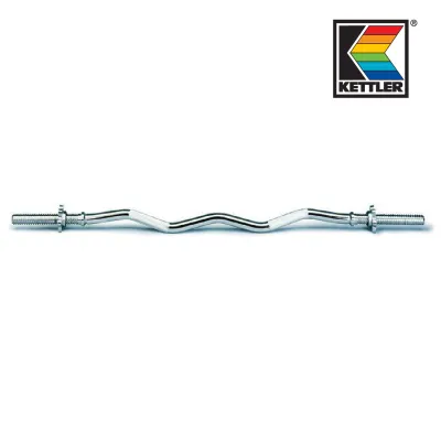 Kettler KAL 821000 Solid Threaded Curl Bar 47 - 30MM