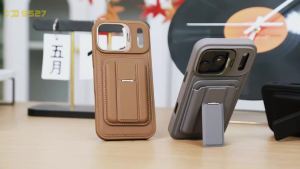 Leather Wallet Phone Case Built‑in 4 Card Slots Kickstand Plating Camera Frame Shockproof Cover For Phone