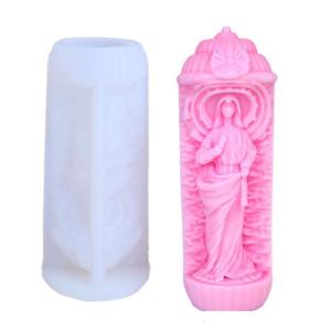 Silicone Molds Religion Shape Molds Handmade Epoxy Resin Molds 3D Woman Castings Molds Plasters Molds