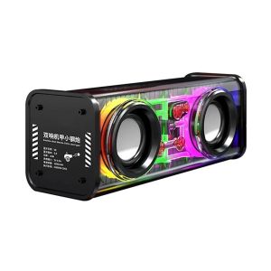 GEEBON Portable Speaker Bluetooth 5.0 Wireless Sound  4D Stereo Music Subwoofer TWS Speaker