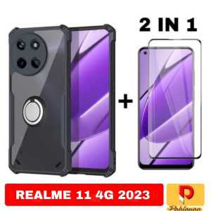 PAKET 2 IN 1 HARD CASE REALME 11 4G 2023 / REALME NARZO 50I PRIME 2022 SOFCASE SUPER SLIM EXCELLENT CINCIN RINKG
