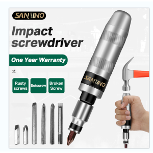 SANTINO Impact Driver Set Heavy Duty With Bits Push Open Rust Stuck Nut Screw 冲击螺丝刀