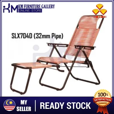 KM Furniture Gallery 3V 32mm Relaxing Chair/ Lazy Chair/ Kerusi Malas (Random Colour)