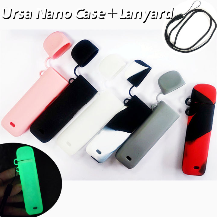 juul pod skins Texture Case Silicone Case [Free Lanyard] For URSA Nano Kit Silicone Case Texture Cover Clearance Variant:Blueberry Jam Juul Introduces Checkout System