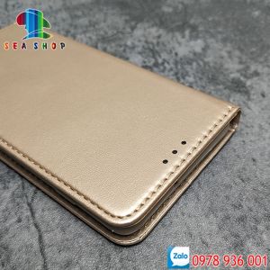 Bao da Realme C17  Nắp gập-Ốp lưng 2 mặt có thiết kế ví cà thẻ ngăn lớn để tien mặt - Kính full màn 9D