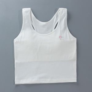 ชุดชั้นในเด็ก เสื้อกล้ามเด็ก เสื้อในเด็ก เสื้อในเด็กประถม มีซับพอร์ตด้านหน้าปิดจุก สำหรับเด็กอายุ 6-12 ปี