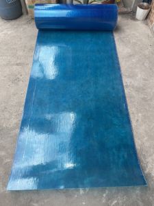 ( Khổ cao 1m2 x dài 10m >Dày 8dem ) Tôn nhựa phẳng lấy ánh sáng che nắng che mưa chống dột màu Trắng mờ/ Màu Xanh