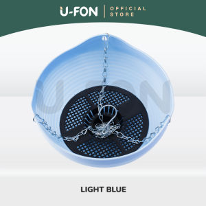 Colourful Hanging Pot Hanging Plastic Flower Pot White Steel Chain Hanging Pot outdoor Gardening Pot