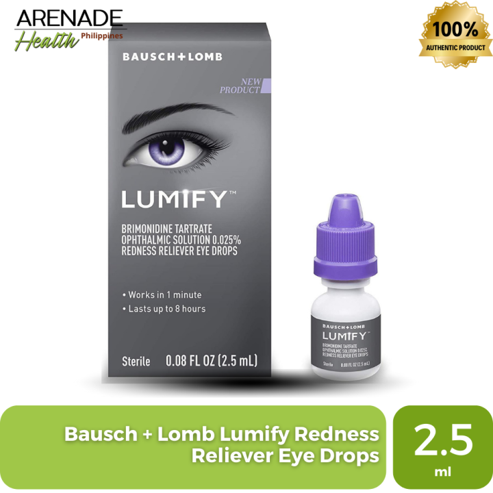 Bausch + Lomb Lumify Redness Reliever Eye Drops 2.5 Ml 