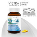 Vistra Salmon Fish Oil 1000mg Plus Vitamin E - วิสทร้า น้ำมันปลาแซลมอน 1000 มก. ผสมวิตามินอี (100 เม็ด). 