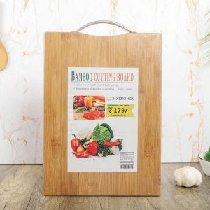 Thớt Tre Cao Cao Cấp Kháng Khuẩn Tiện Dụng Nhiều Size - Thớt Gỗ Tre Có Quai Cầm Kháng Khuẩn Chống Nấm Mốc