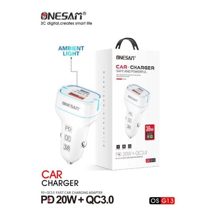 ONESAM%20CAR%20CHARGER%20OS%20G13%20CAR%20%20CHARGER%20ADAPTOR%20MOBIL%20%202%20%20PORTS%20TYPE%20C%20+%20USB%20FAST%20CAR%20CHARGING%20-%20Image%202