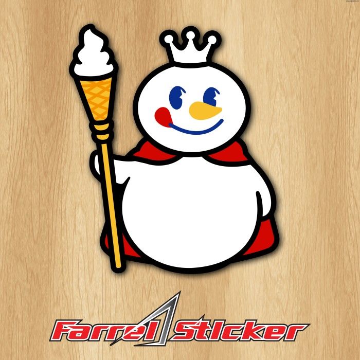 STICKER MIXUE BESAR STIKER MIXUE UKURAN 20 cm dan 15 cm - Putih, 20cm