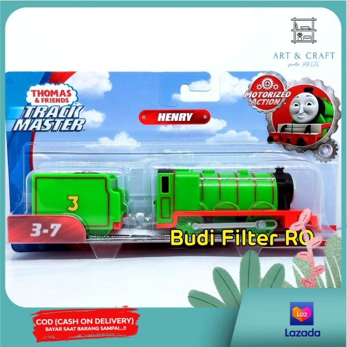 THOMAS AND FRIENDS MOTORIZED HENRY TRACK MASTER NEW EDITION Mainan