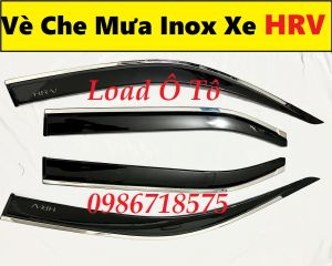 Vè Che Mưa Xe Honda HRV 2026-2018 Mẫu Chỉ Inox Cao Cấp Và Vè Đen Thái