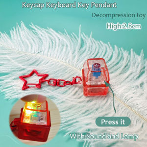 Clicky Bàn Phím Keycap Fidget Bàn Phím Chìa Khóa Mặt Dây Chuyền Tích Hợp Móc Khóa Giải Nén Đồ Chơi Cho Trẻ Em Quà Tặng