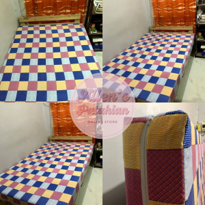 3 Sides Zipper Foam Cover - Semicotton (RANDOM DESIGN/COLOR)