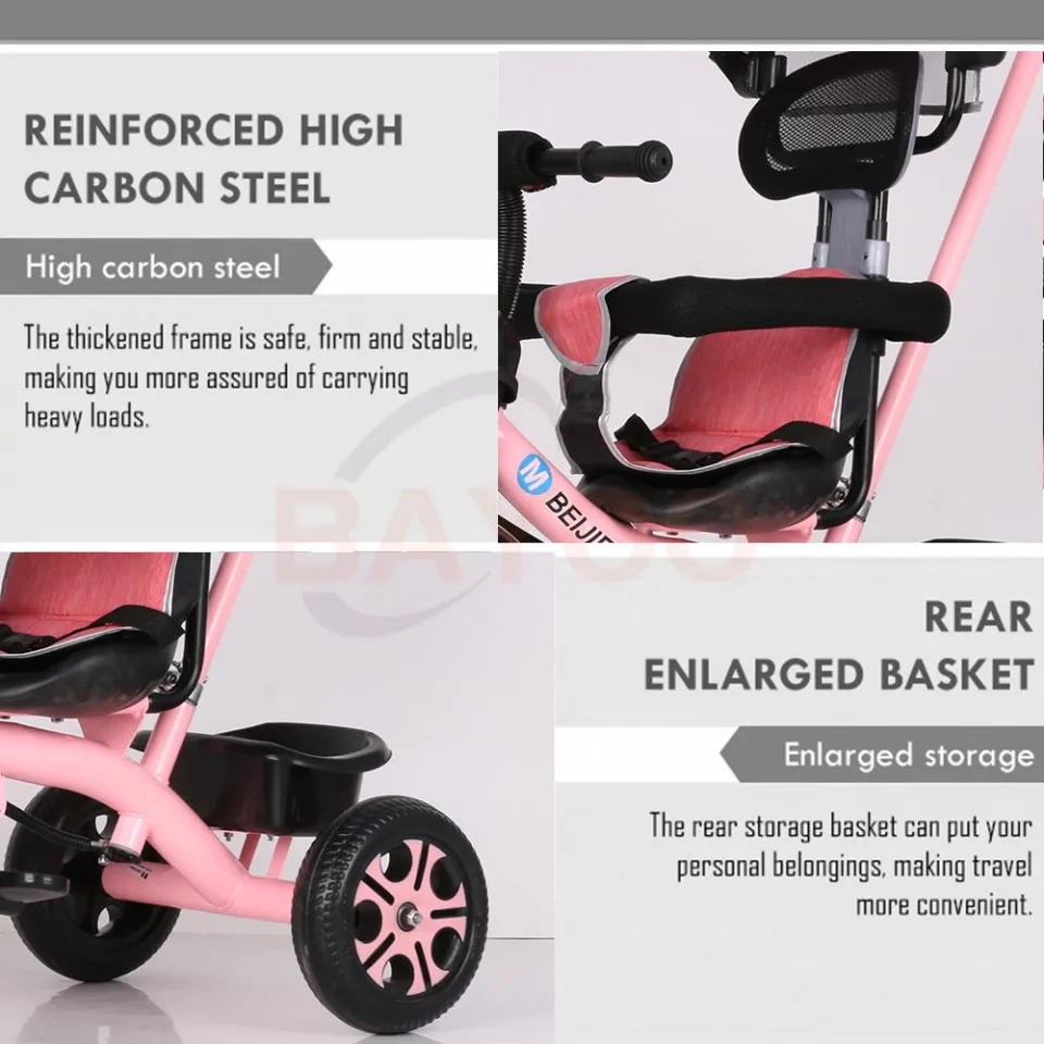 Bayoo Bike for Kids Boy To Year Old Three-wheeled Stroller