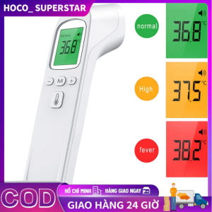 Nhiệt kế điện tử hồng ngoại đo nhiệt độ thân nhiệt pha sữa nước tắm đo phòng có dạng súng bắn