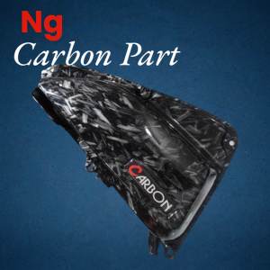 Black Forged Cover Filter Beat delux Scoopy 21 Honda genio