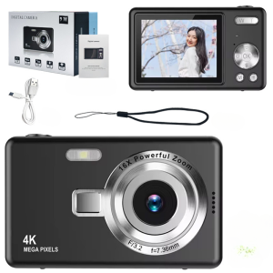 TOP1  Digital Camera CCD48 1080P HD Video Camcorder 48MP Photo 8X Zoom Anti-shake 2.7 Inch Large TFT Screen USB Charge