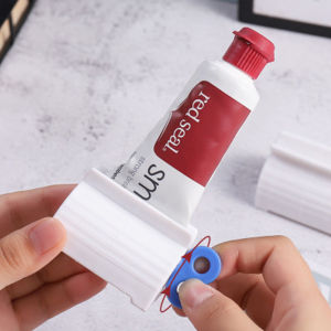 1Pc Home Plastic Toothpaste Tube Squeezer Easy Dispenser Rolling Holder Bathroom Supply Tooth Cleaning Accessories