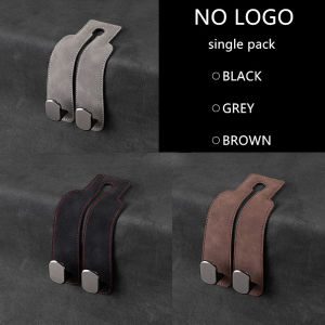 Car Hook for Car Interior Car Accessories Bag Hook Holder Double Hook for Benz Audi Toyota Leather Small Hook