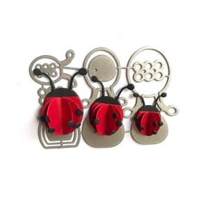 Beatle khuôn cắt kim loại stencils cho trang trí tự làm album thẻ giấy dập nổi Album ảnh mẫu cắt khuôn