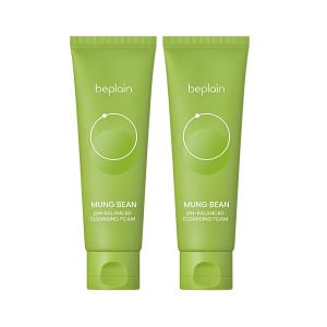 [SG In Stock] beplain Mung Bean pH-Balanced Cleansing Foam | Deep Pore Gentle Facial Cleanser