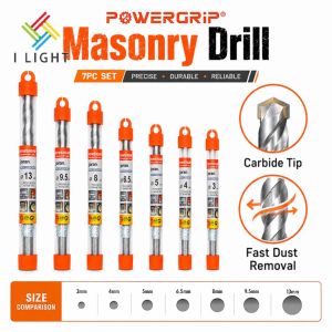 (Fast&COD)1Pcs Masonry Drill Bit 3MM-13MM Mason Concrete Drill Bit Masonry Drill For Concrete
