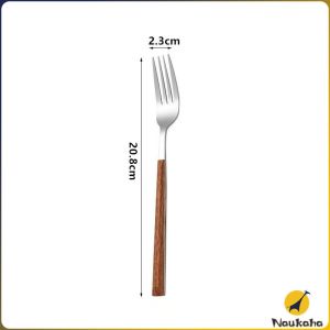 N.K.【Ready in Stock】 Creative Utensils Stainless Steel Spoon Fork Knife Teaspoon Exquisite Tableware 1Pc