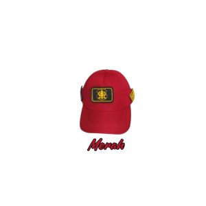 TOPI DOUBLE MES EMBLEM SECURITY BANYAK PILIHAN WARNA BISA COPOT PASANG BKS