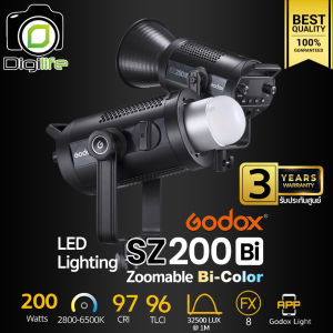 Godox LED SZ200Bi Zoomable 200W Bi-Color 2800K-6500K - Bowen Mount - รับประกันศูนย์ Godox Thailand 3ปี