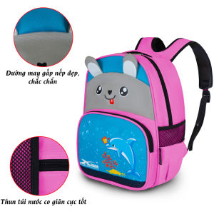 Balo cho bé từ mầm non tới lớp 3 Xbags Dolphin Xb 3021