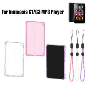 DIVATEN Transparent Protective Case Soft TPU Shockproof MP3 Player Cover Anti-Scratch Shell Cover for Innioasis G1/G3 MP3 Player MP3 Player Accessories