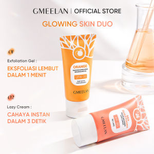 GMEELAN 2PCS Skincare Sets Krim pemutih Lazy Cream 30g+Exfoliating Gel 1 Menit 50g