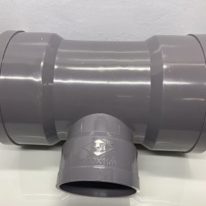 Tê rút nhựa Siêu Thành tê giảm phi 200 x 114 nhựa PVC ST_T200x114