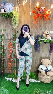 BAJU WANITA TERBARU SETELAN KEKINIAN 1011 SETELAN TRENDI