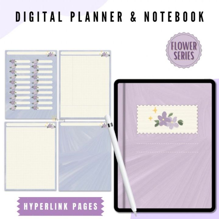 Goodnotes / Notability Hyperlinked Digital Planner Notebook Journal ...
