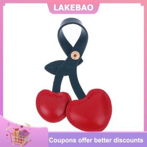 【LAKEBAO】 Sáng Tạo Anh Đào Nhỏ Móc Chìa Khóa Phong Cách Mục Vụ Da Trái Cây Móc Chìa Khóa Túi Xách Móc Khóa Phụ Kiện Kawaii Quà Tặng Cho Cô Gái Phụ Nữ