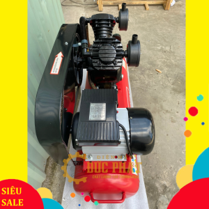 Máy nén khí dây curoa bình 100Lmotor đồng có dầuCS2.2KW2 piston2*65mmtốc độ 2850V/phútHiệu RIDEN RD V0.25/8-100L